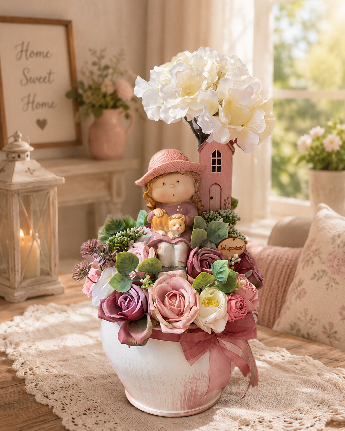 Rose Garden Dreams – Romantikus Virágdekoráció