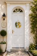 Lemon Blossom Wreath – Elegáns Ajtódísz(28 cm)